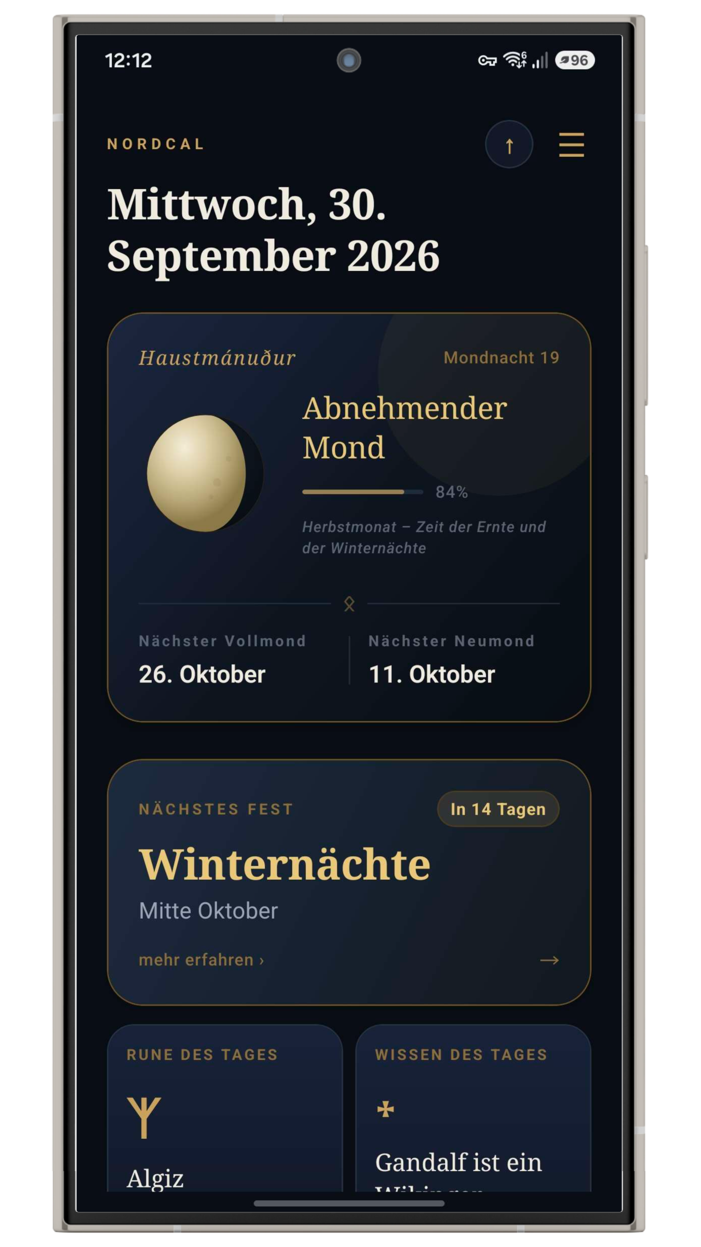 Nordcal – nordischer Mondkalender und Jahreskreis